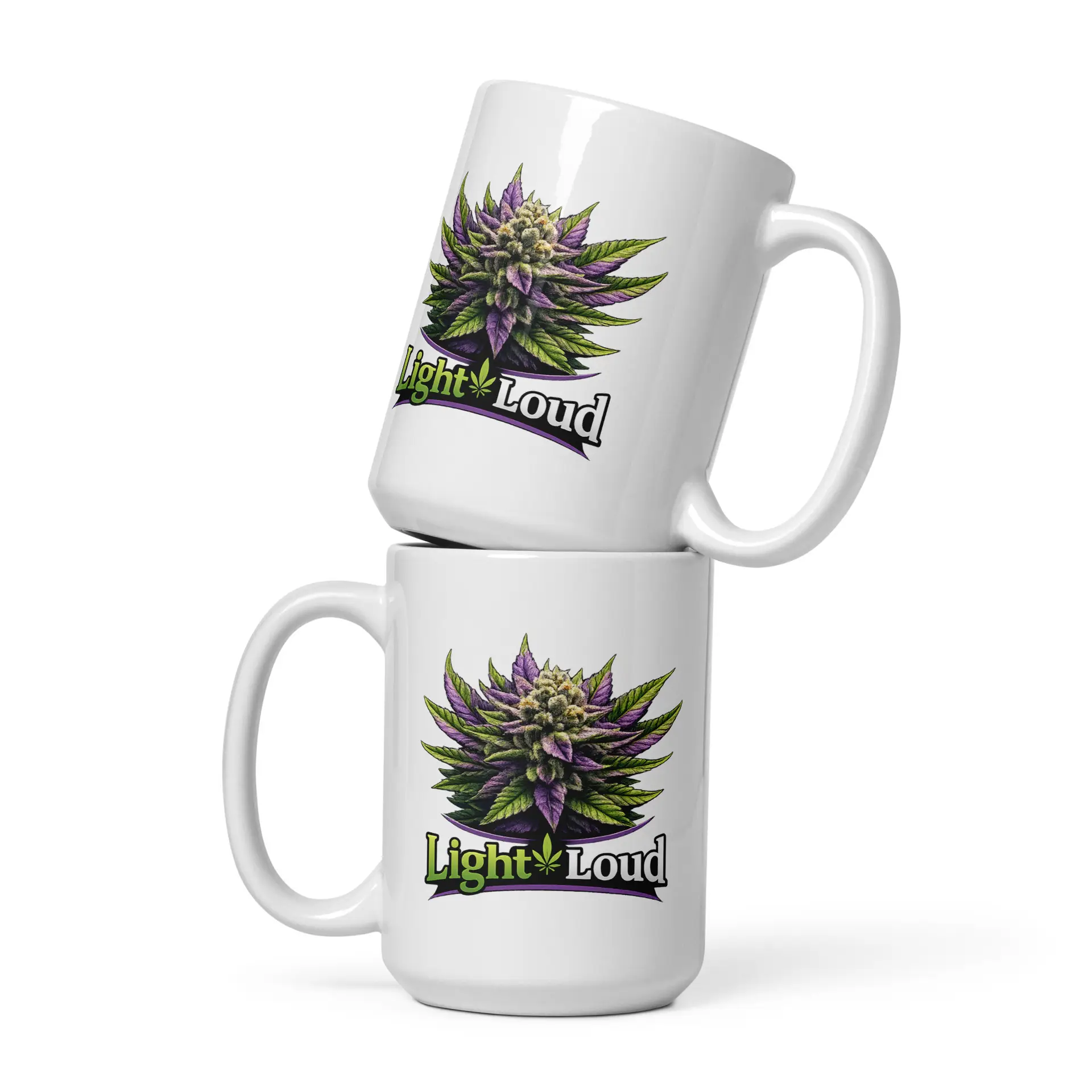 Light Loud White glossy mug - Image 2