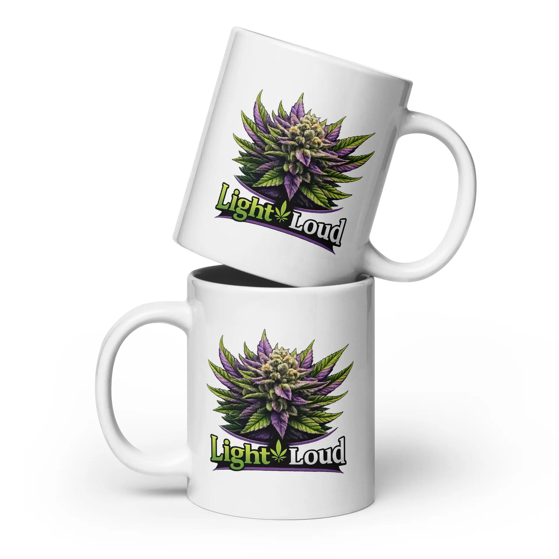 Light Loud White glossy mug - Image 3